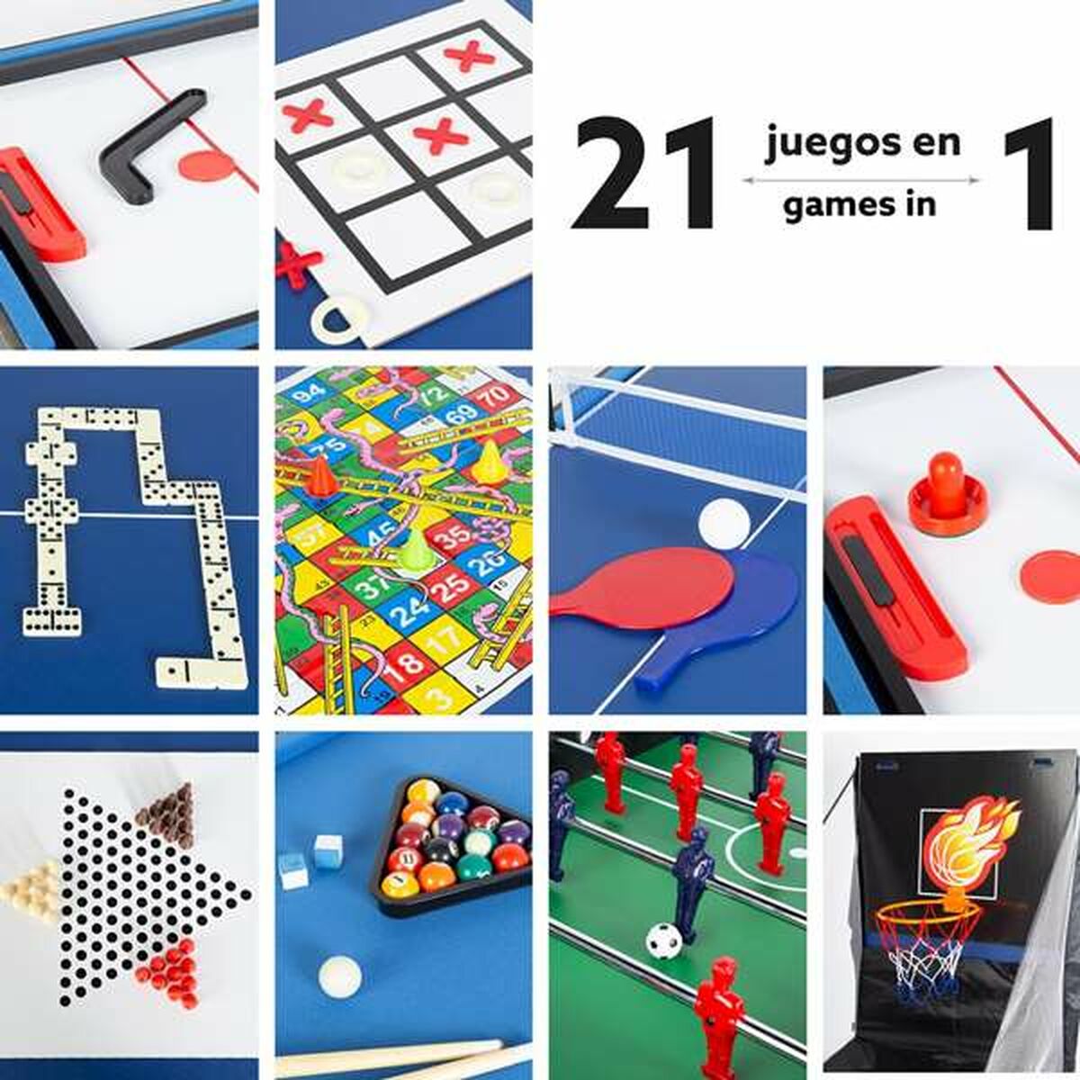 Multiherní stůl, stůl pro více her CB Games Plastické 124 x 81 x 60 cm
